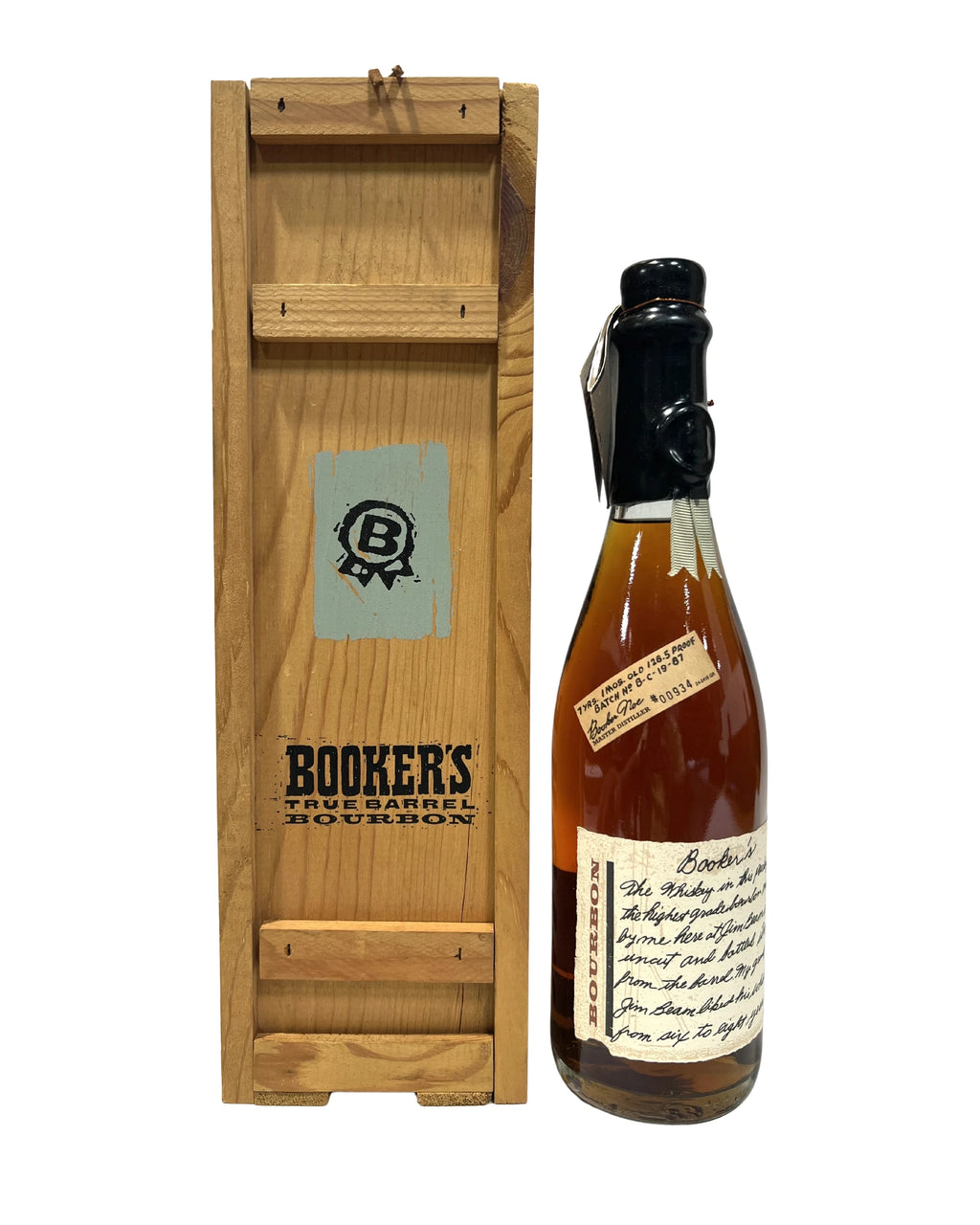 Booker's Black Wax 7-Year ( B-C-19-87) 1987 126.5 Proof 750ml with box