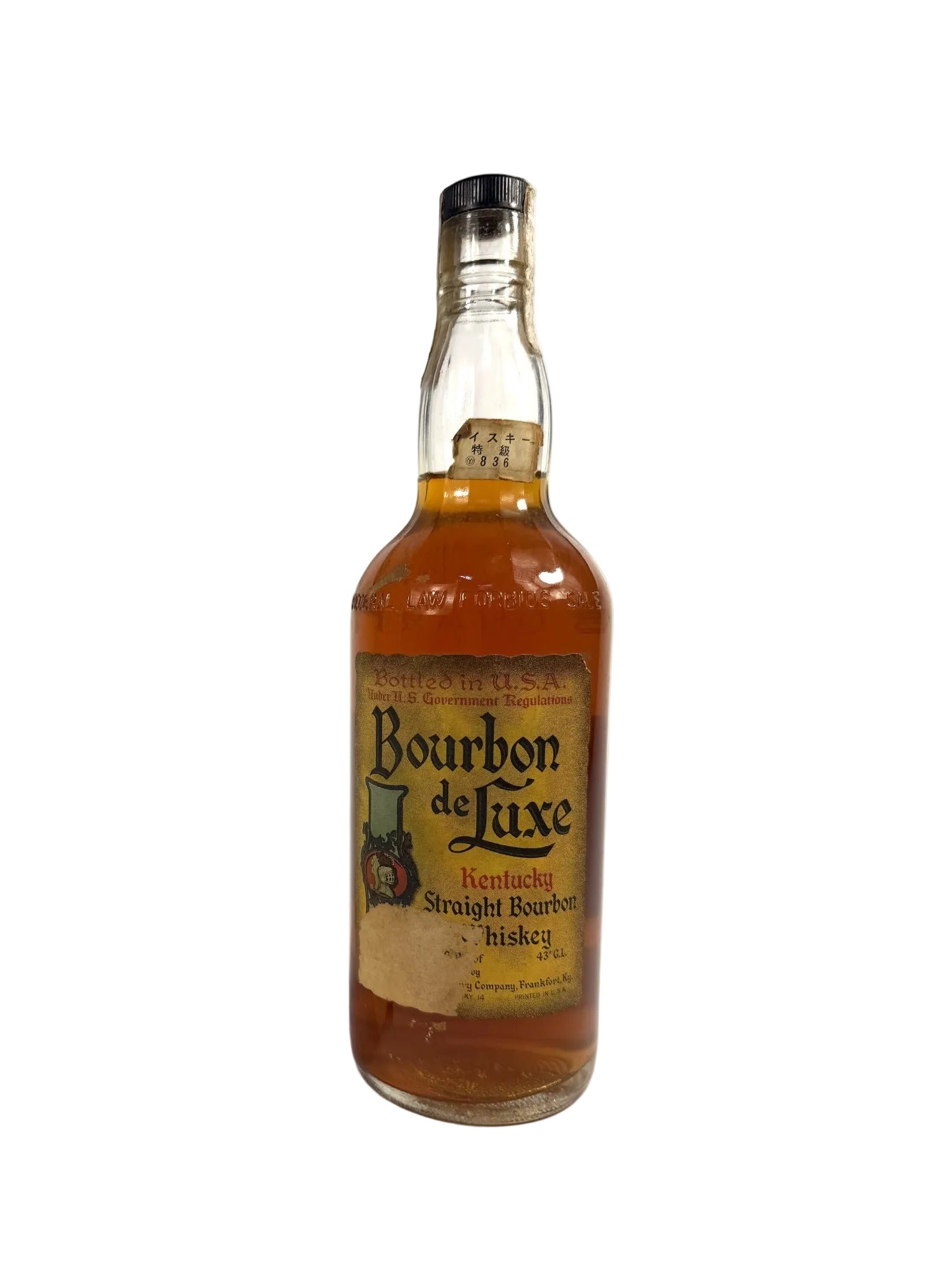 Bourbon de Luxe 1966 (National Distillers) 4/5 quart