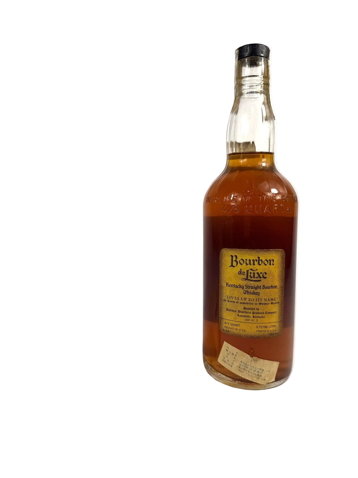 Bourbon de Luxe 1966 (National Distillers) 4/5 quart