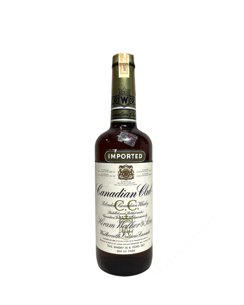 1975 Canadian Club 86.8 Proof 750ml