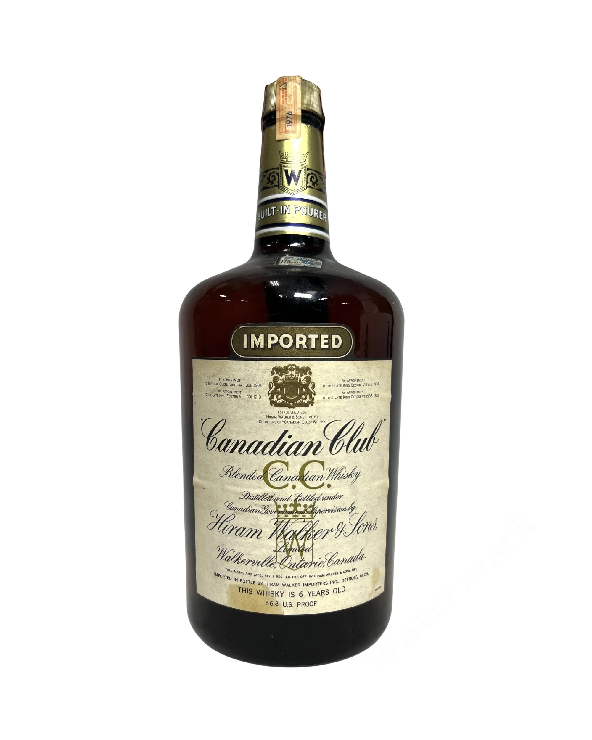 Canadian Club 6-year 1976 1.75 Liter