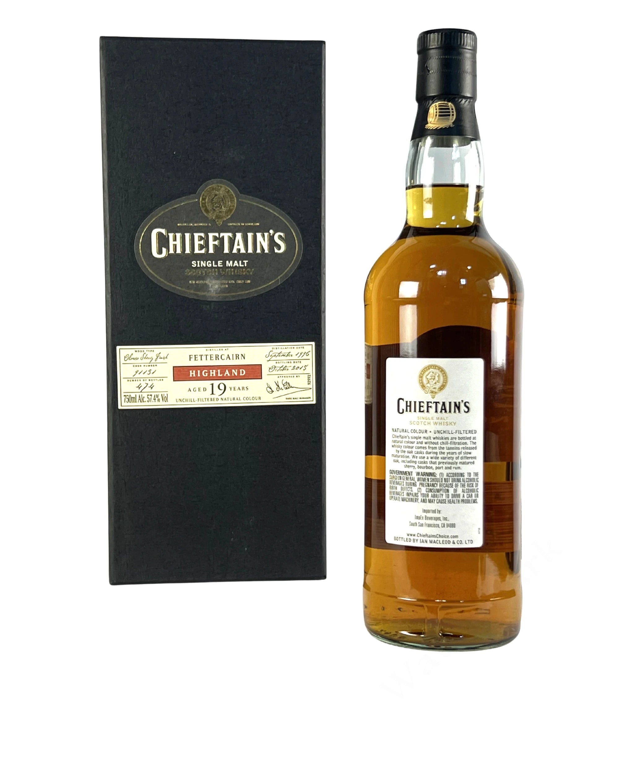 Chieftain's Fettercairn 19-year 2015
