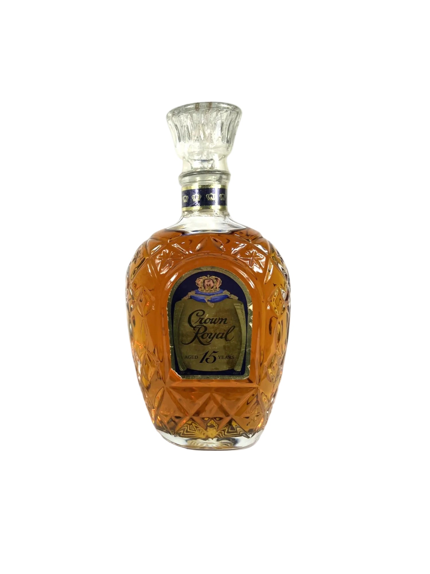 Crown Royal 15-year Paper Label 1990's