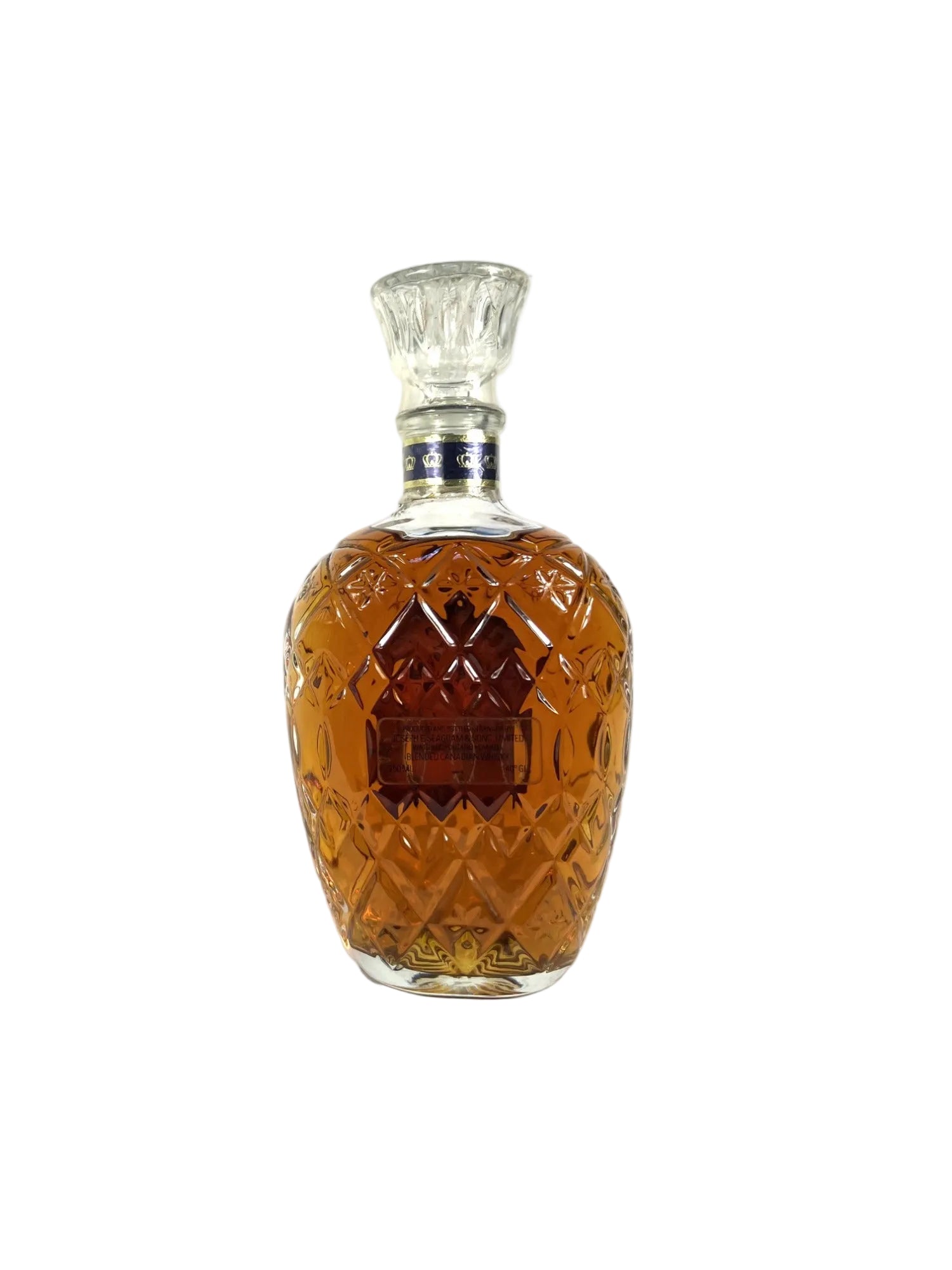 Crown Royal 15-year Paper Label 1990's