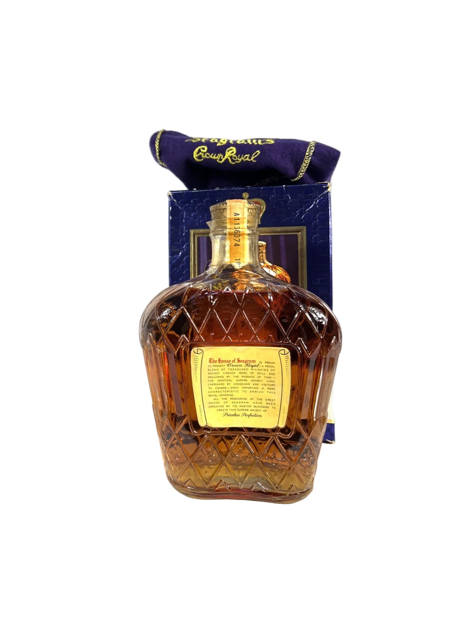 Crown Royal 1966 with bag and box