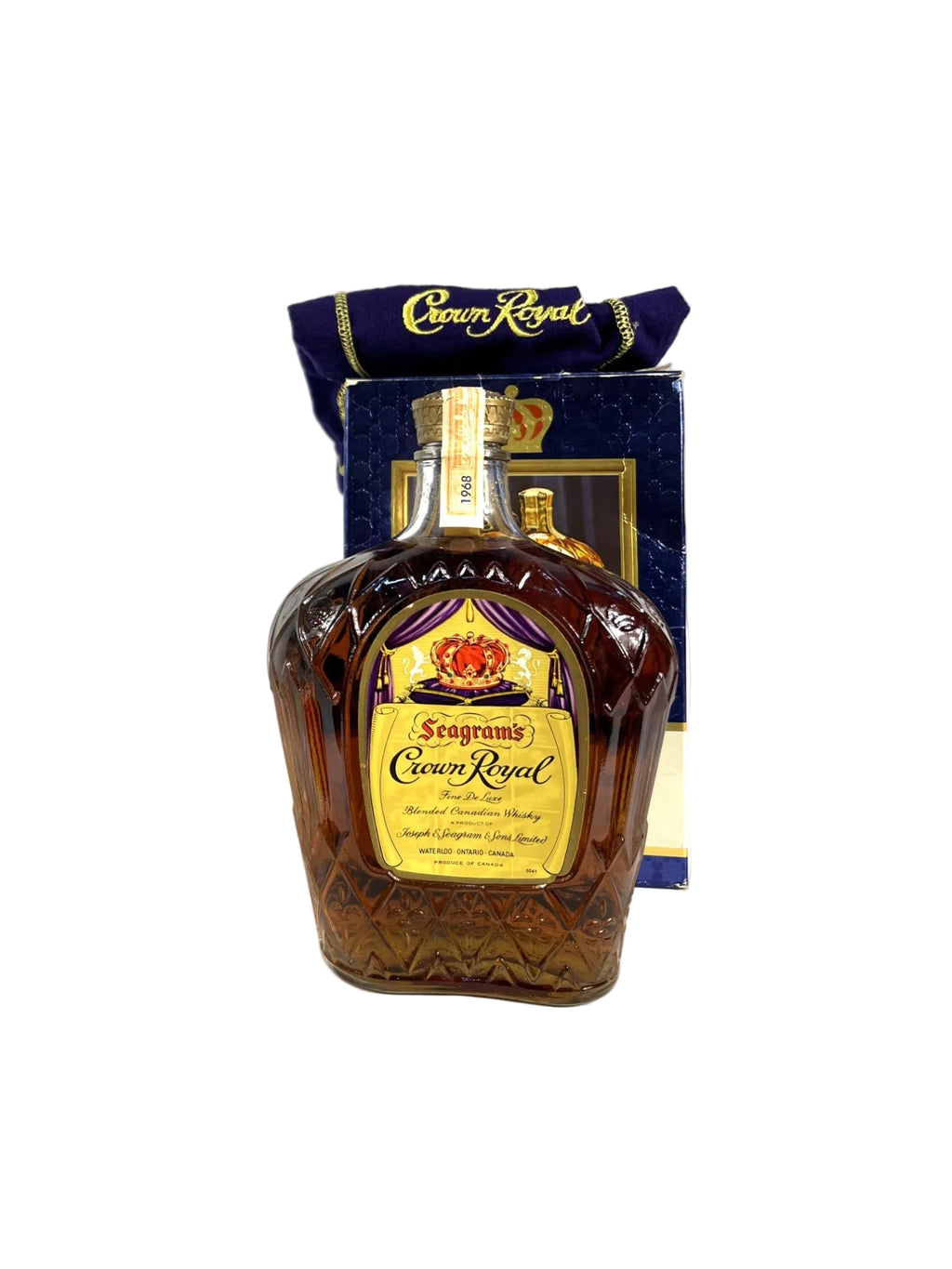 Crown Royal 1968 with bag and box