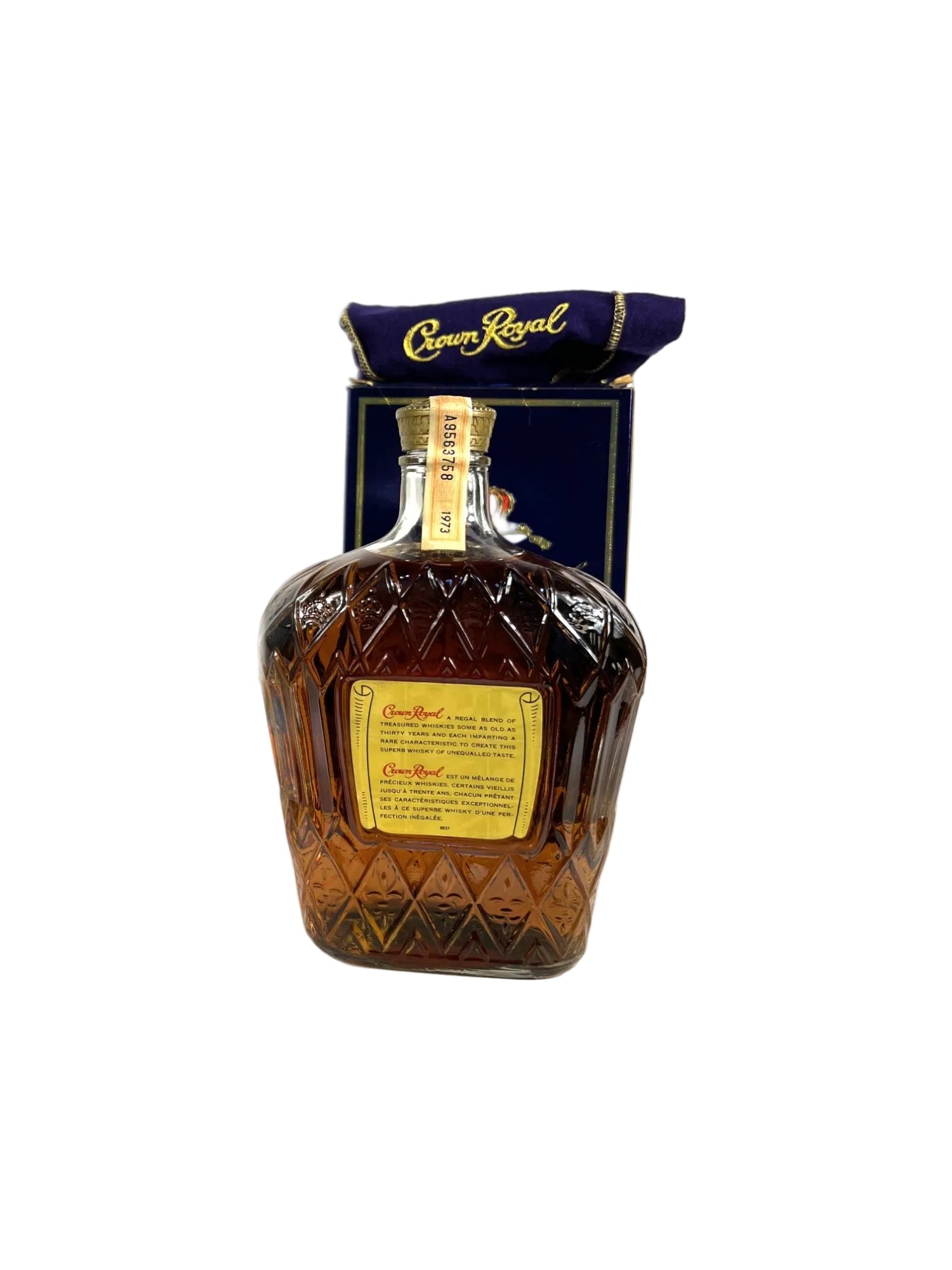 Crown Royal 1973 710ml with bag and box