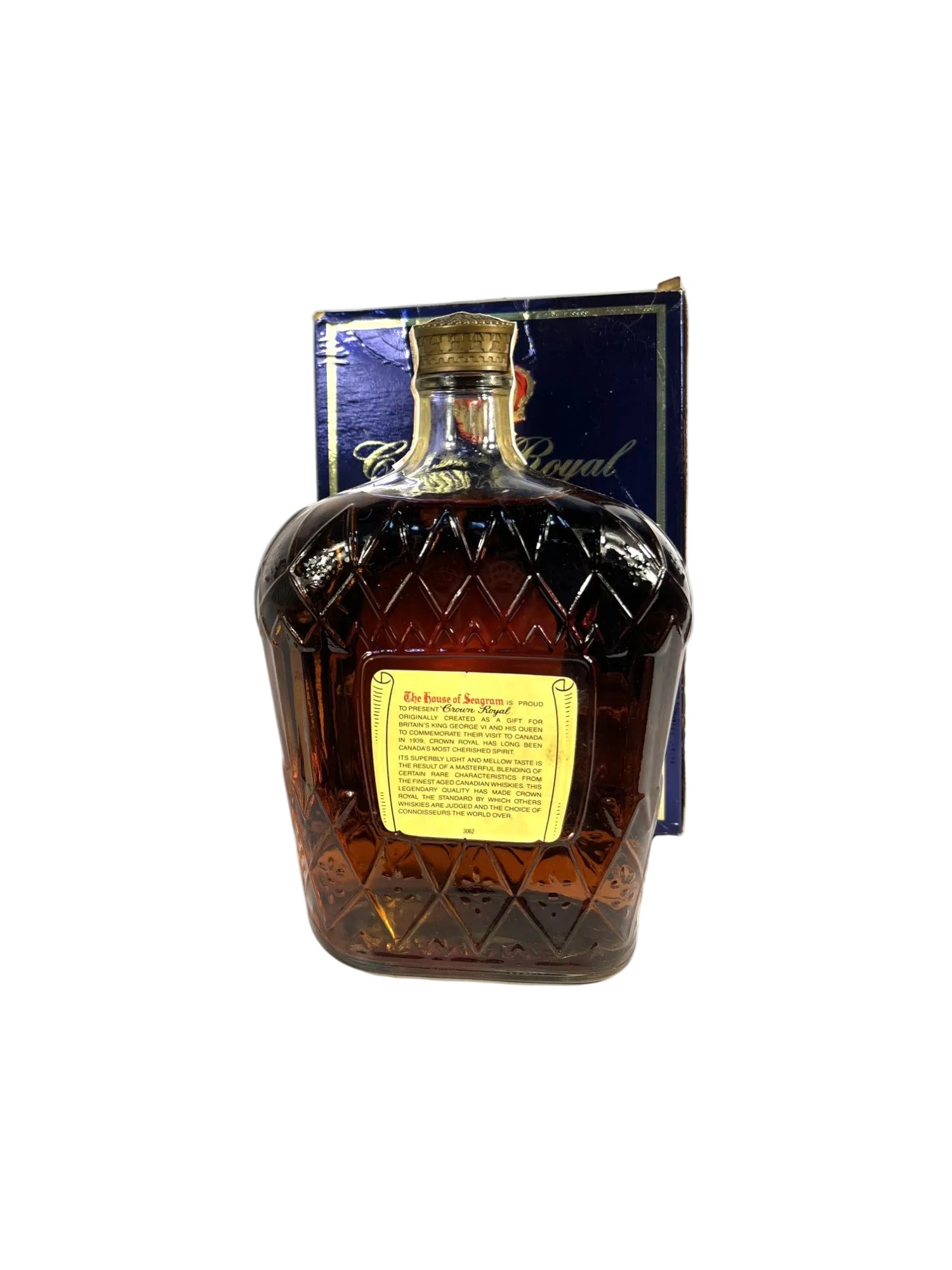 Crown Royal 1979 Liter with bag and box