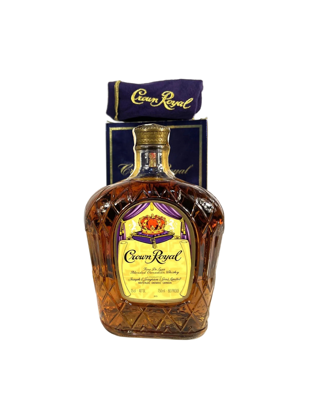 Crown Royal 1979 with bag and box