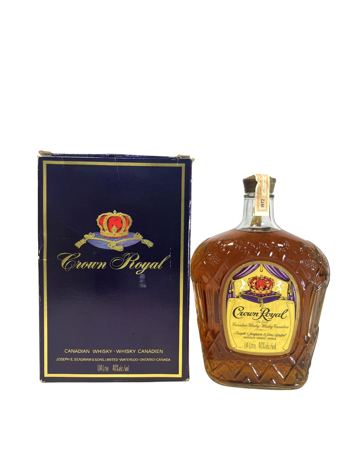 Crown Royal (1972) 80 Proof 1.14 Liter