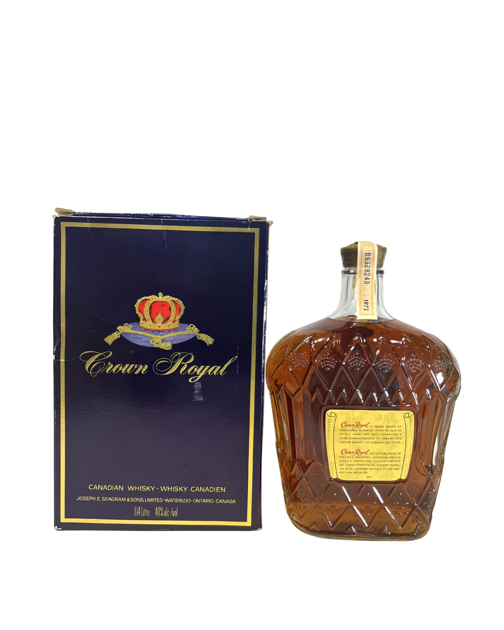 Crown Royal (1972) 80 Proof 1.14 Liter