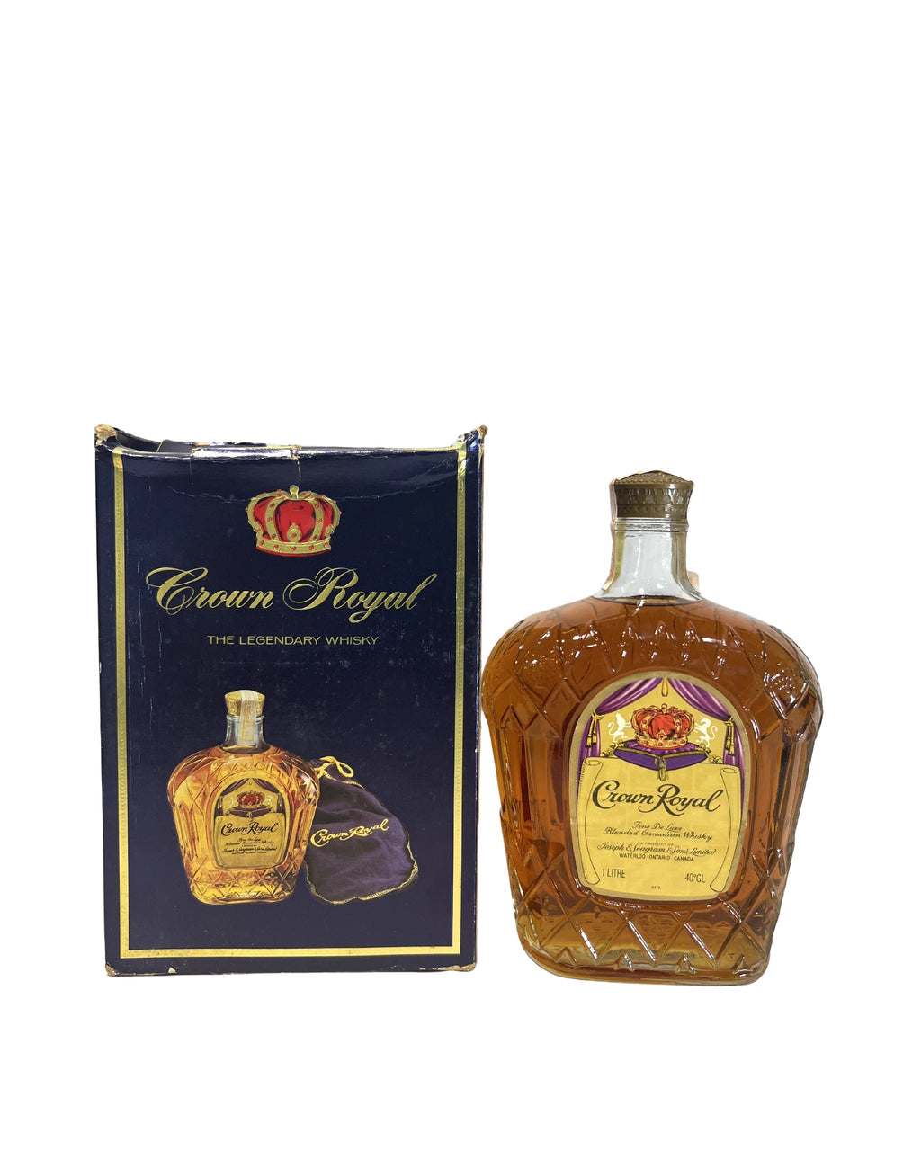 Crown Royal (1975) 80 Proof Liter