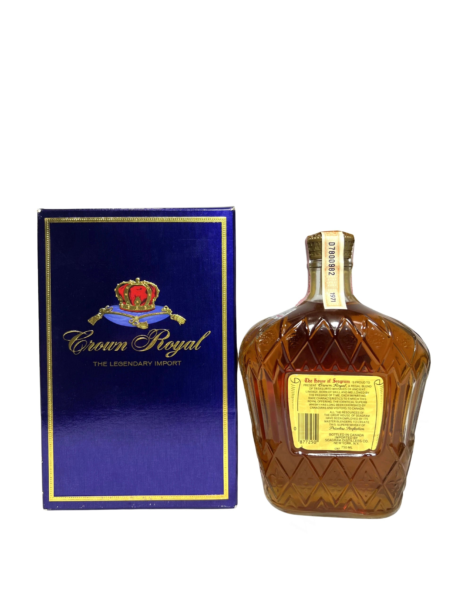 Crown Royal 1971 with box
