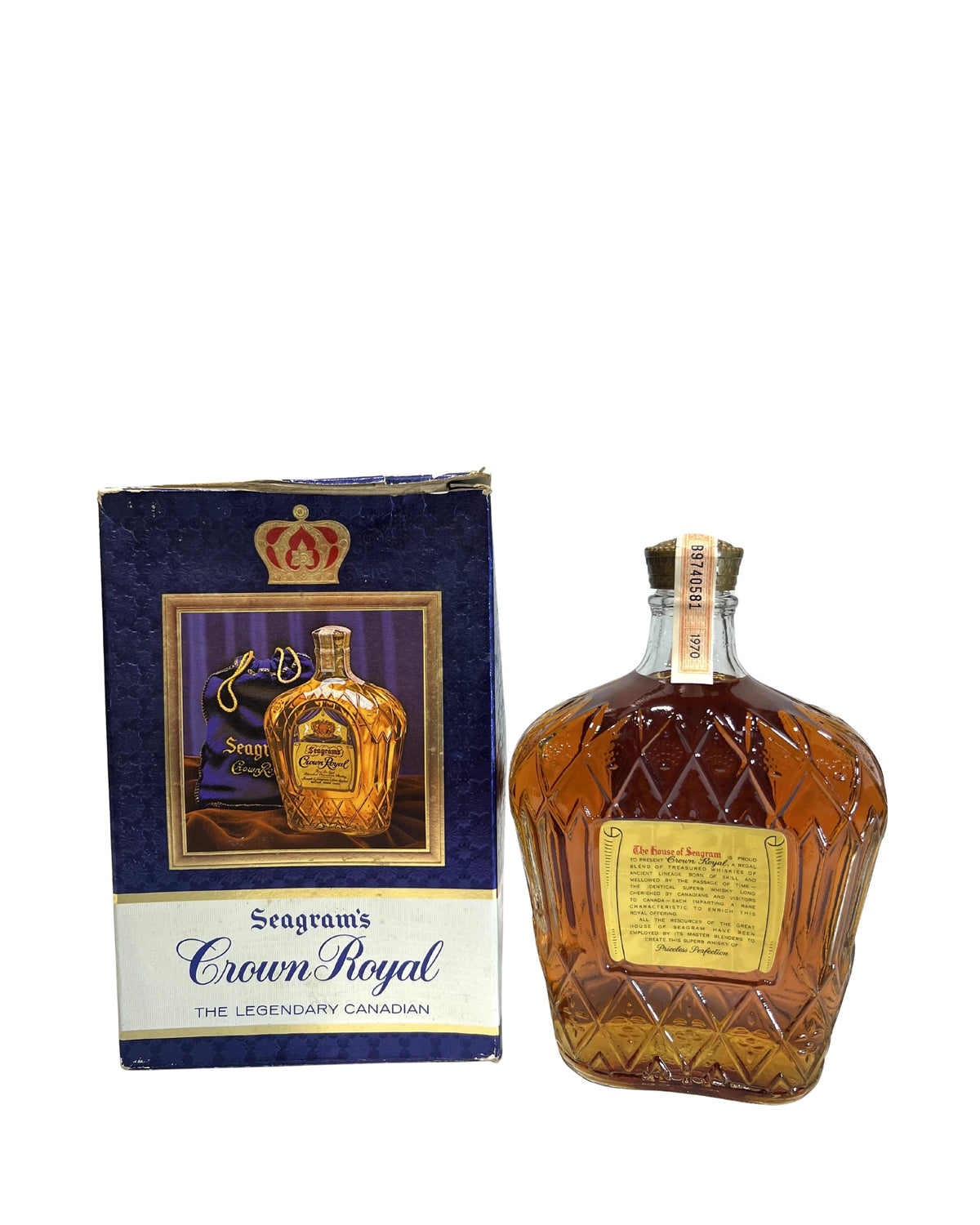Crown Royal (1970) 80 Proof 750ml