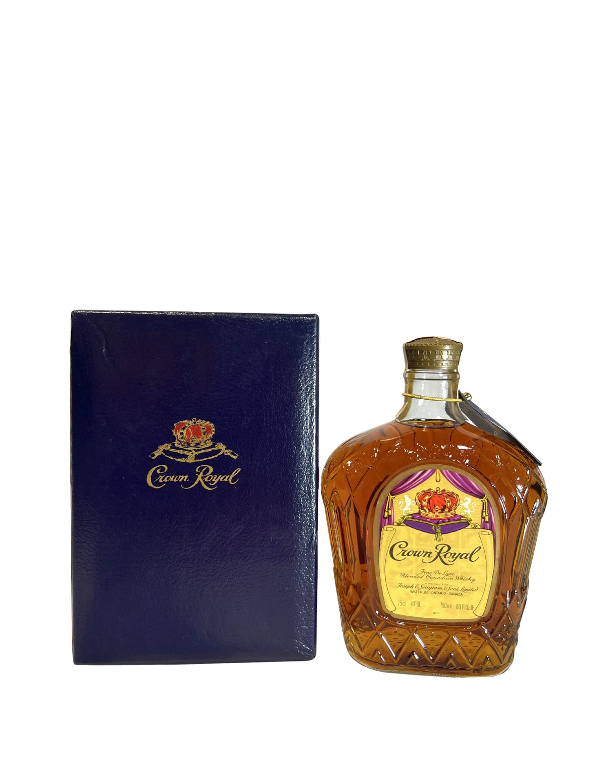 Crown Royal Gift for a King Set (1975) 80 Proof 750ml