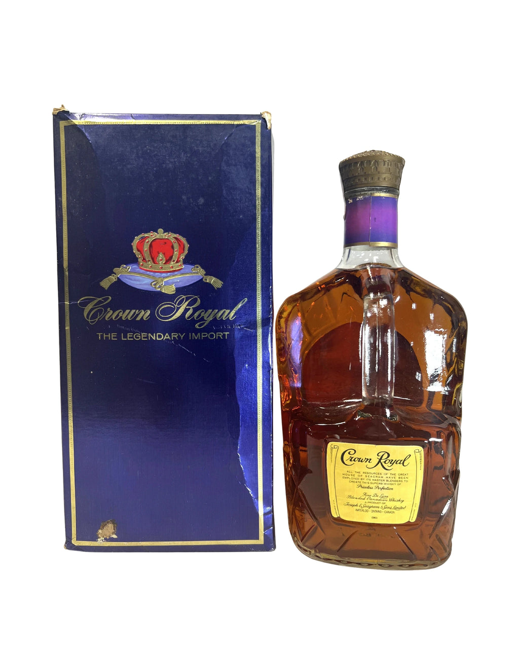 Crown Royal (1979) 80 Proof 1.75 Liter