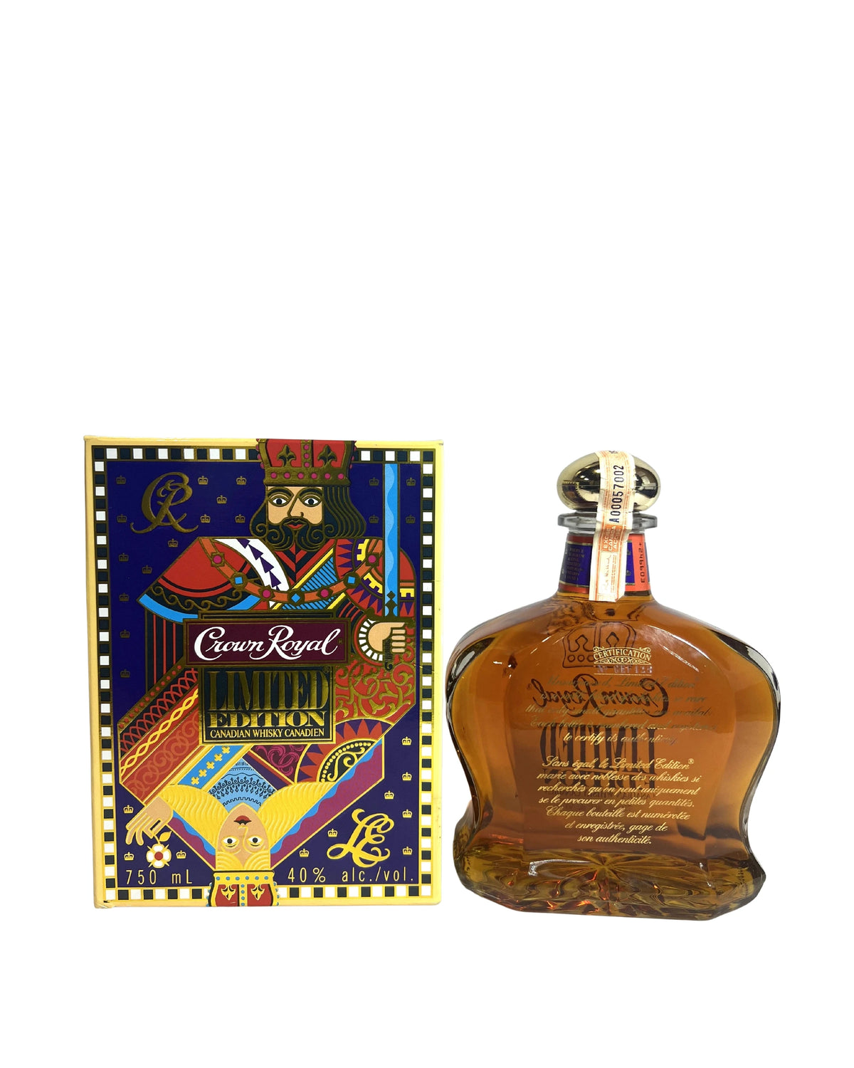 Crown Royal Limited Edition Poker Set (1975) 80 Proof 750ml