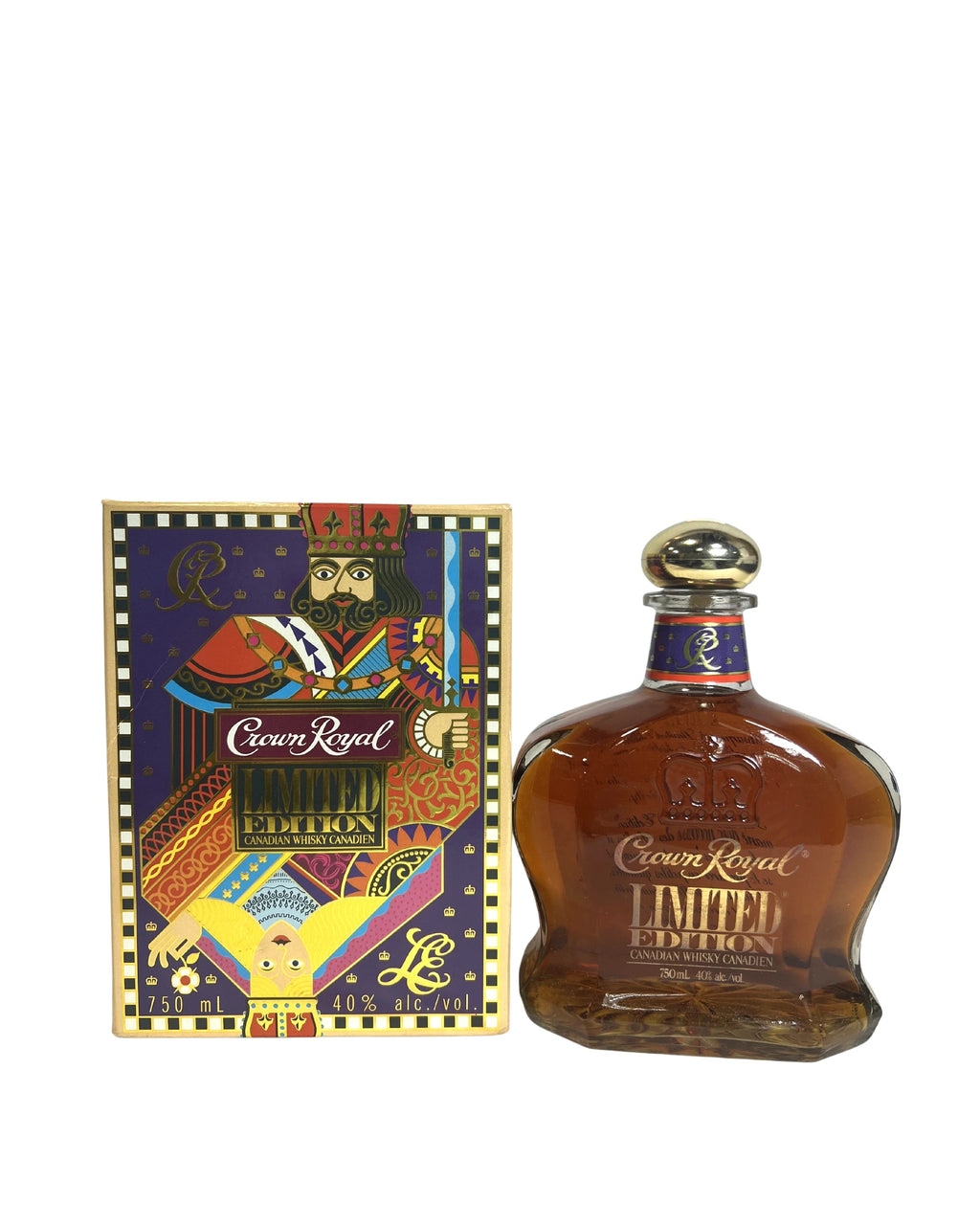 Crown Royal Limited Edition Poker Set (1976) 80 Proof 750ml