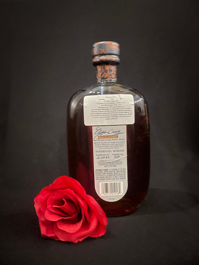 Elijah Craig Single Barrel 18yr 1981 (Pre-fire) w/box 750ml