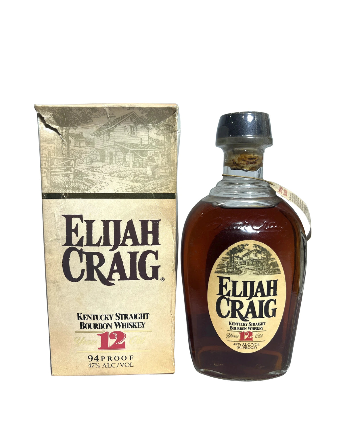 1991 Elijah Craig 12-year (pre-fire Heaven Hill) 94 Proof 750ml with box