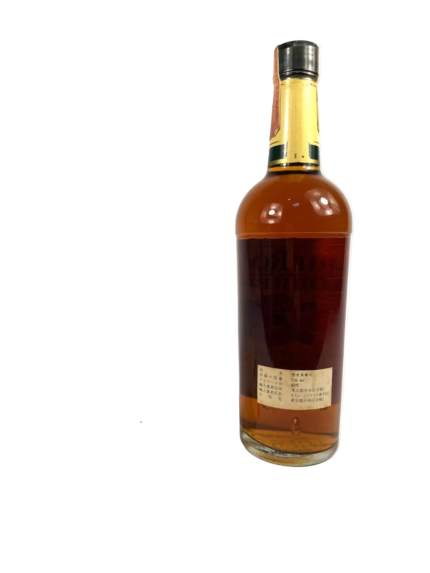 J.W. Dant Kentucky Straight Bourbon　特級 J.W. Dant Kentucky Straight Bourbon – Bottled in Bond 100 Proof