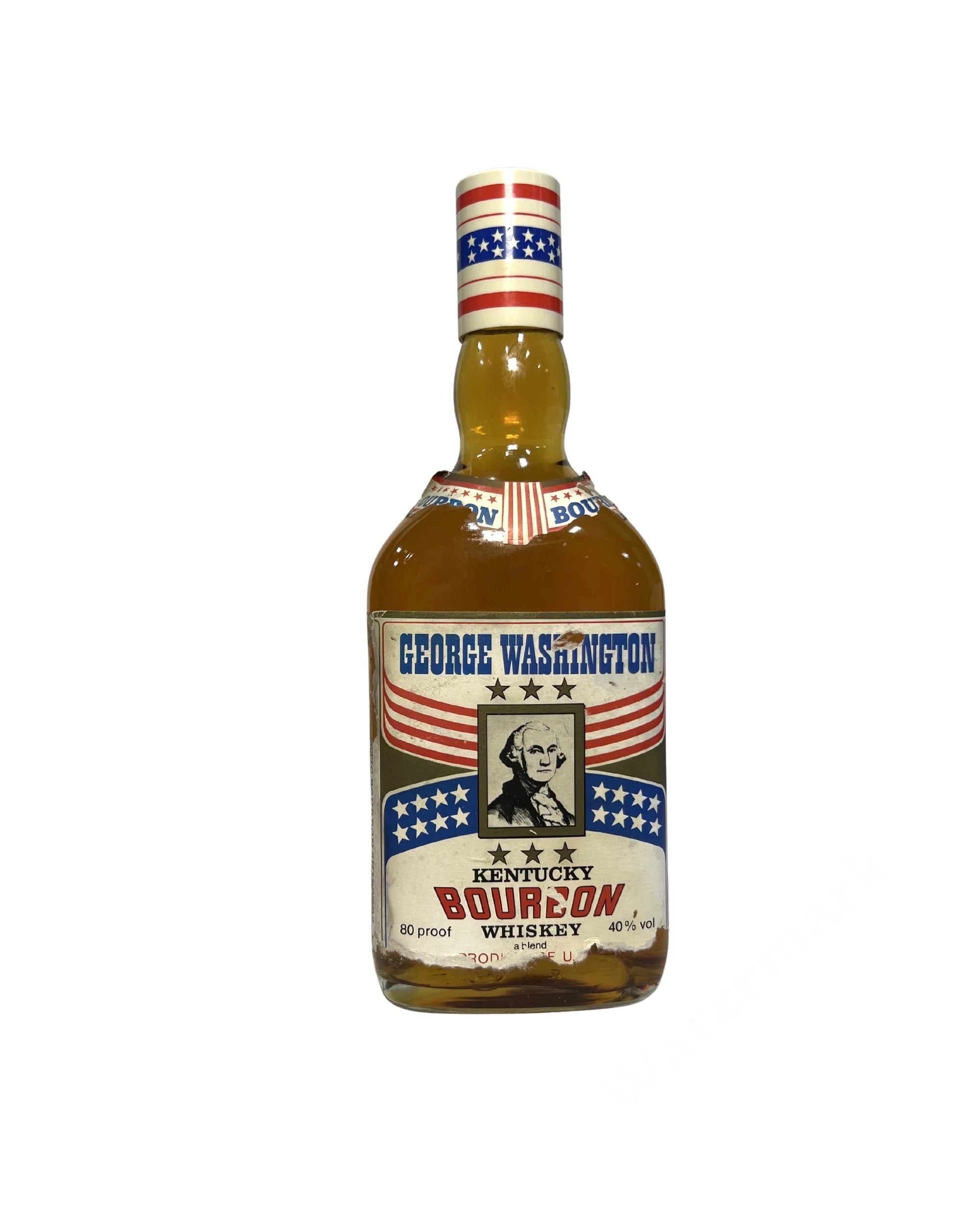 George Washington Straight Bourbon (damaged label)