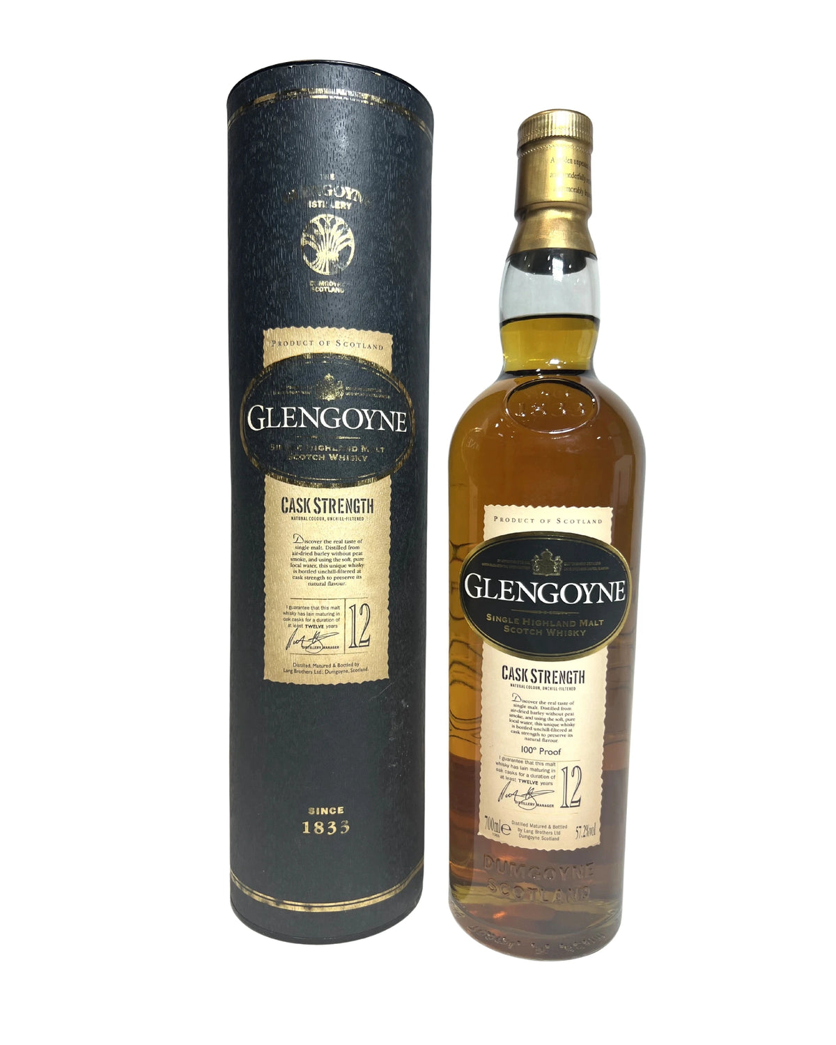 Glengoyne Cask Strength 12-year 100 Proof 700ml