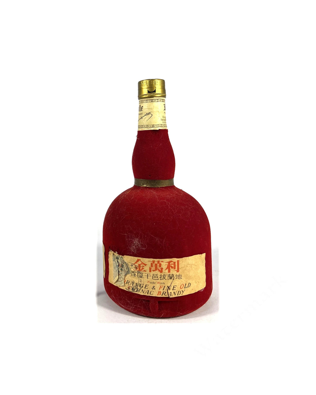 Grand Marnier Faux Velvet 1980's