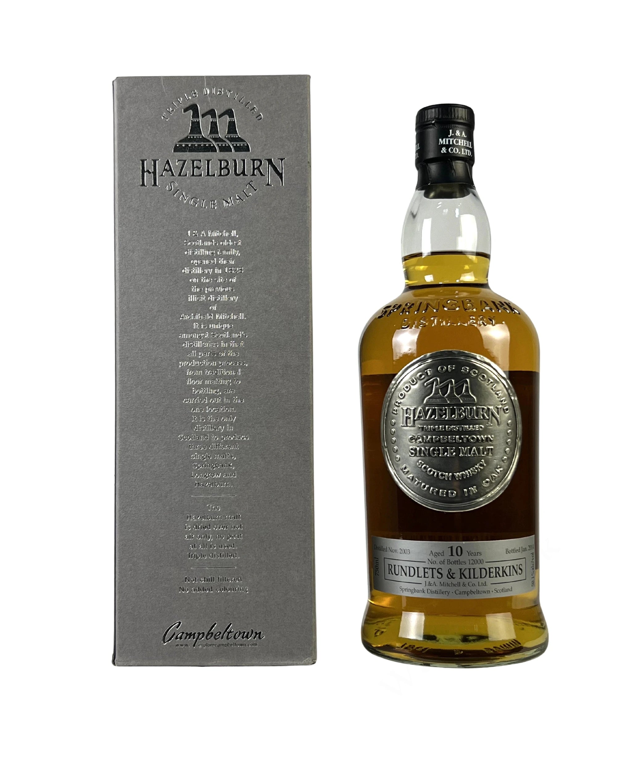 Hazelburn 10 Years Rundlets & Kilderkins 2014