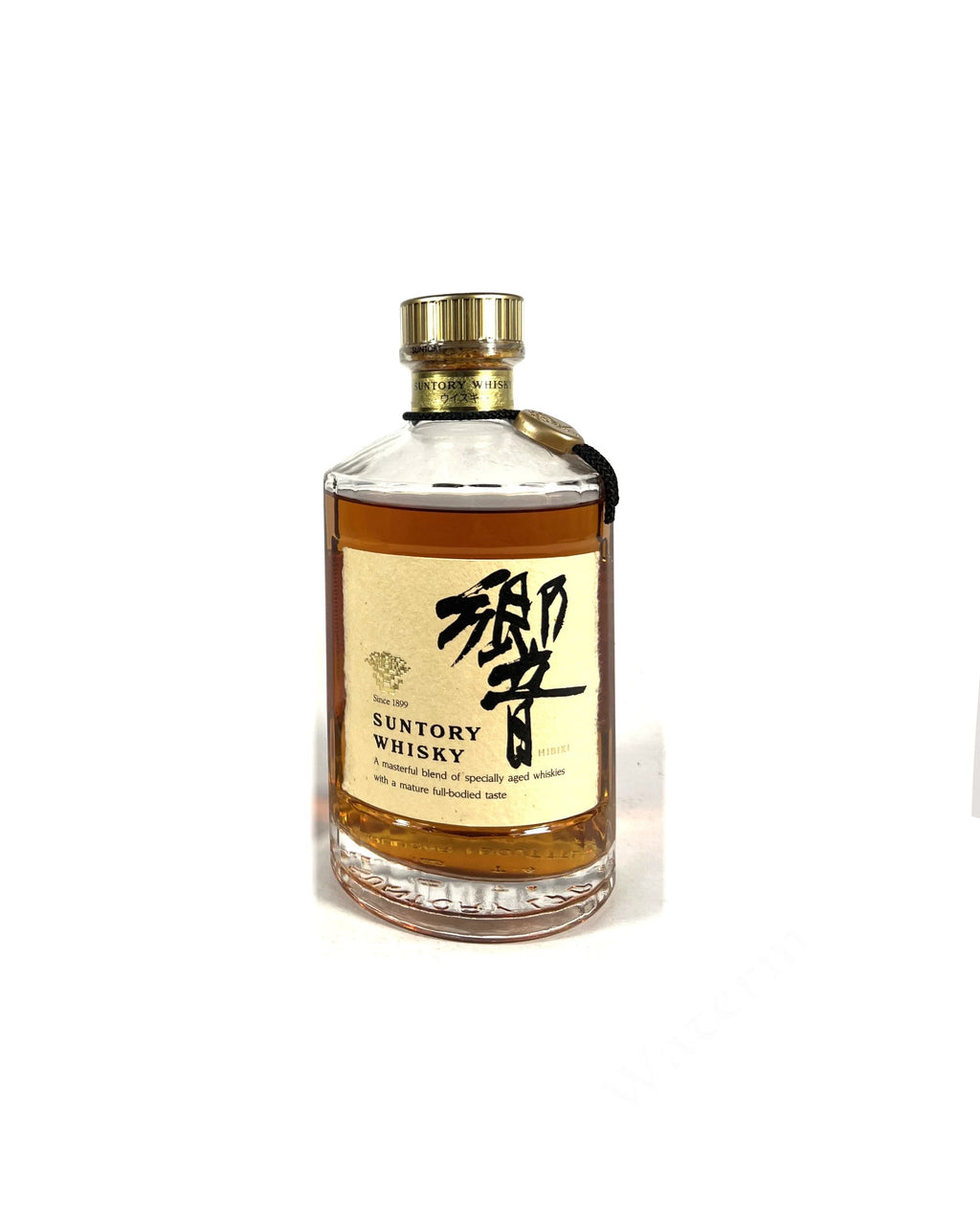 Hibiki 1990's Flower Crest cream/ gold label, predecessor to Hibiki 17