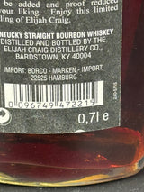 Elijah Craig Barrel Proof "Pirate Bottle" batch 11 139.4 proof (700ml)