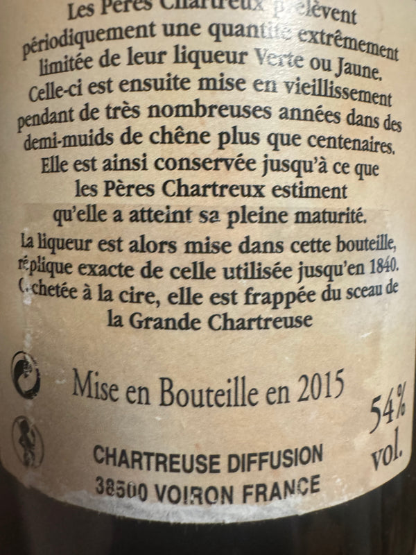 Chartreuse VEP Green 2015 Liter (no box)
