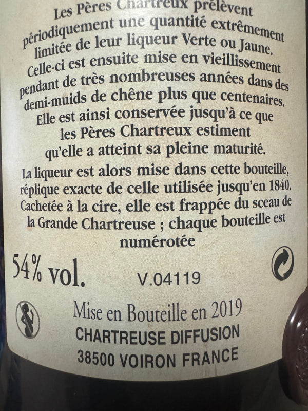 Chartreuse VEP Green 2019 Liter with box