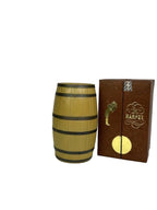 I.W. Harper mini-barrel decanter