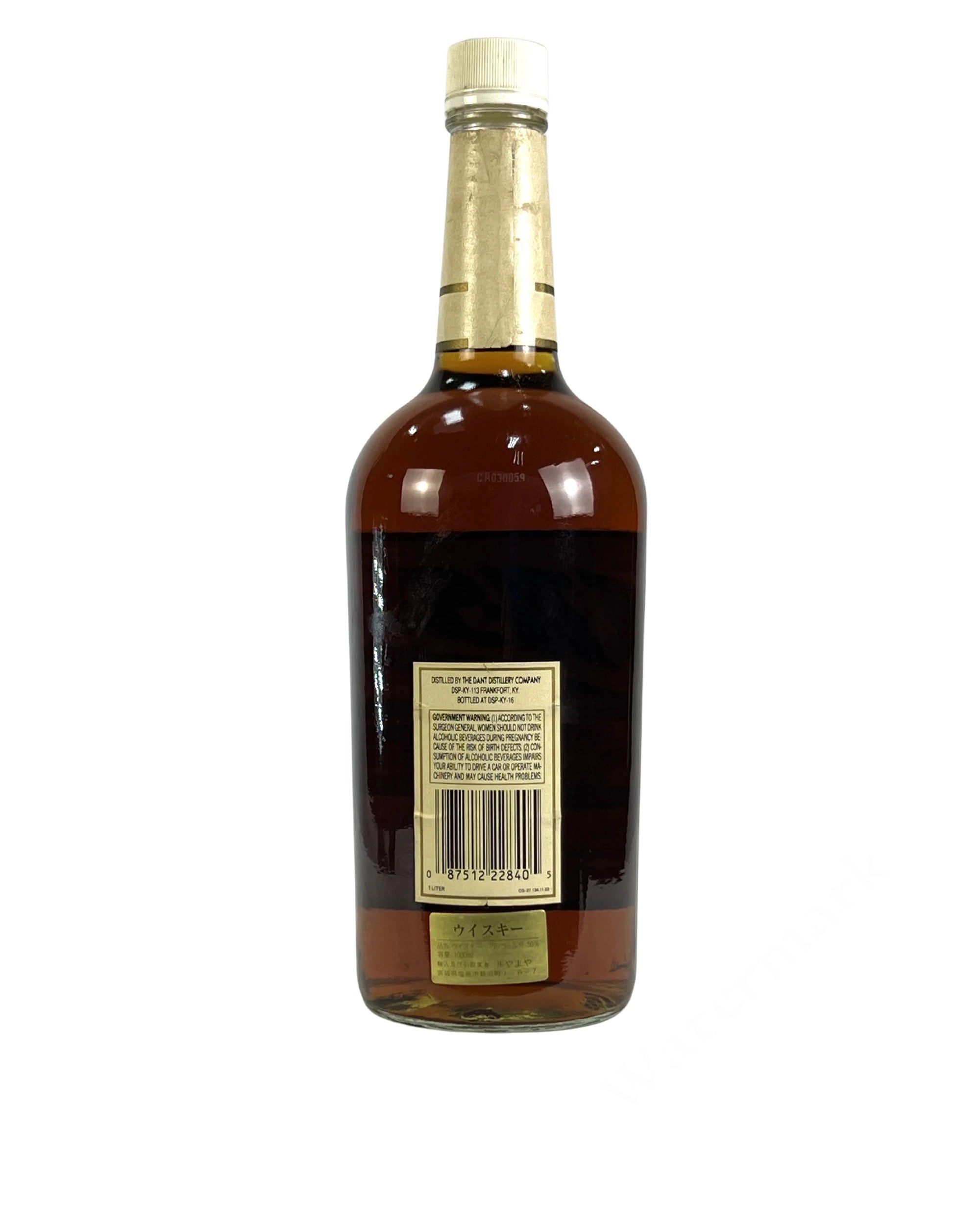 J.W. Dant Bottled in Bond 1989