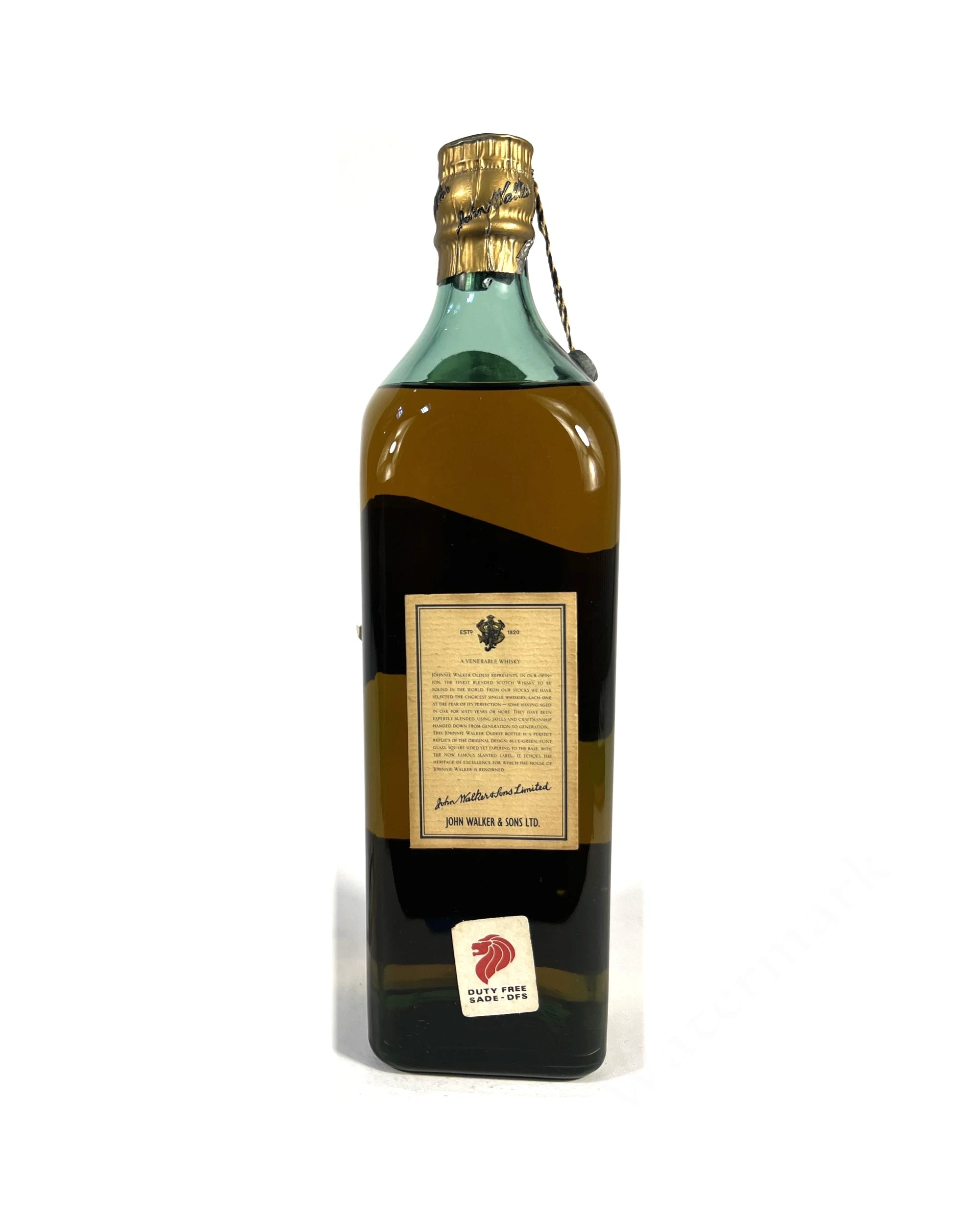 Johnnie Walker Oldest (1990's Predecessor to Blue Label) no box