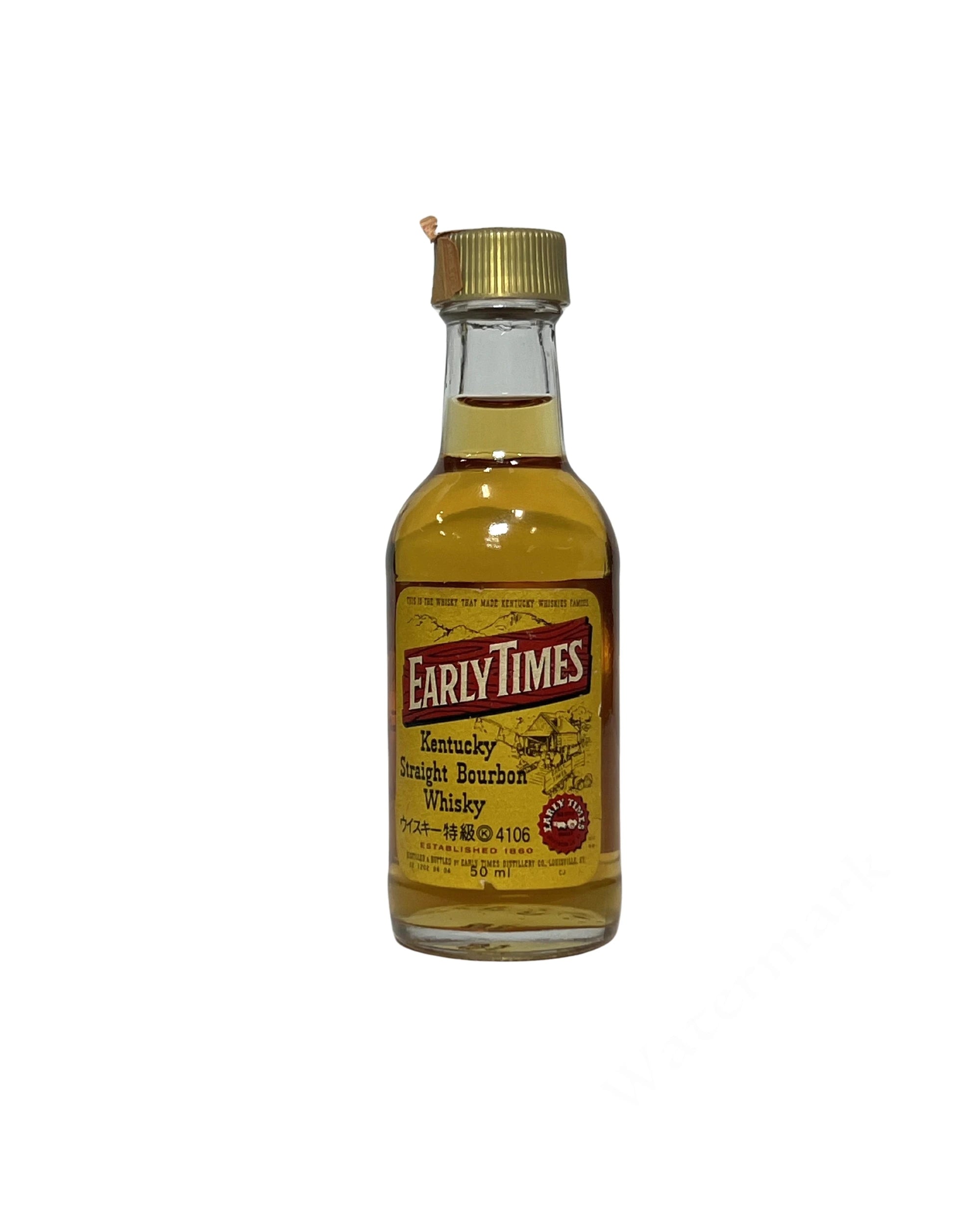 Early Times Bourbon 1982 miniature