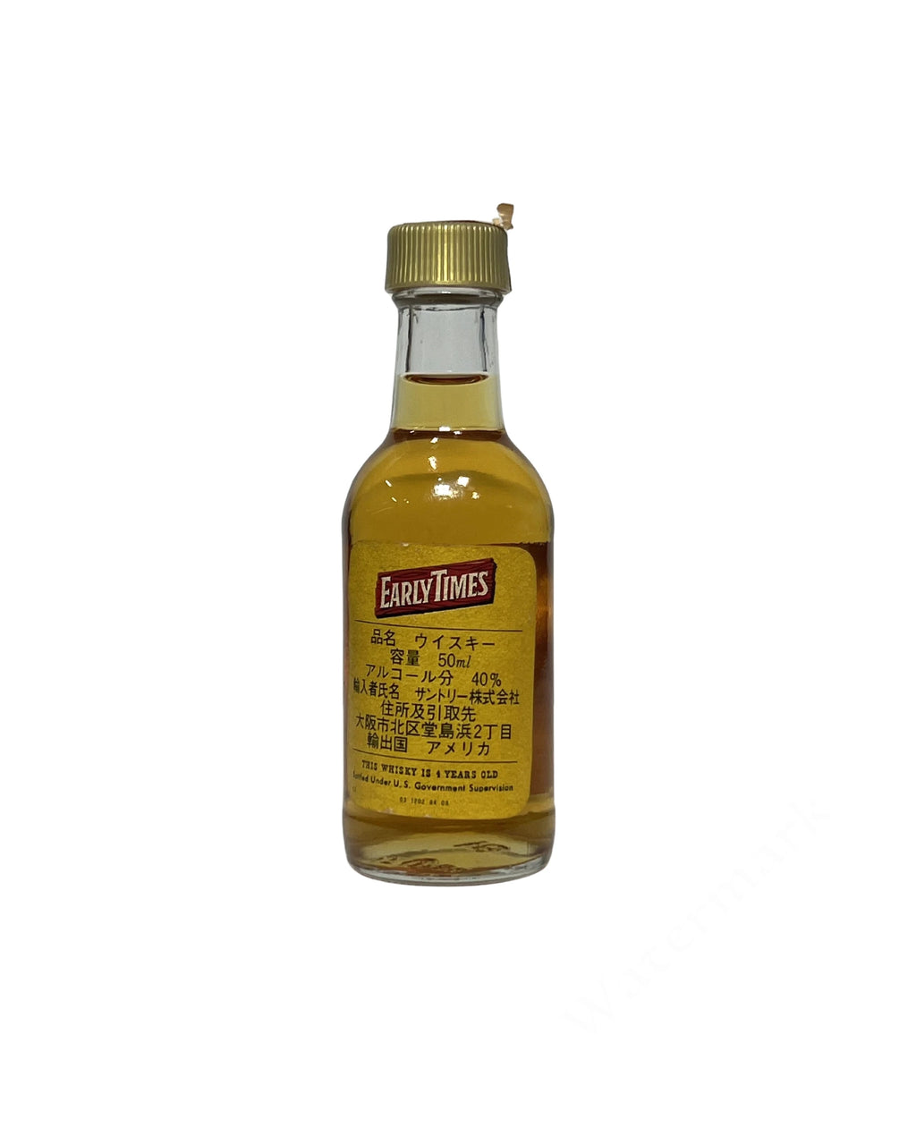 Early Times Bourbon 1982 miniature