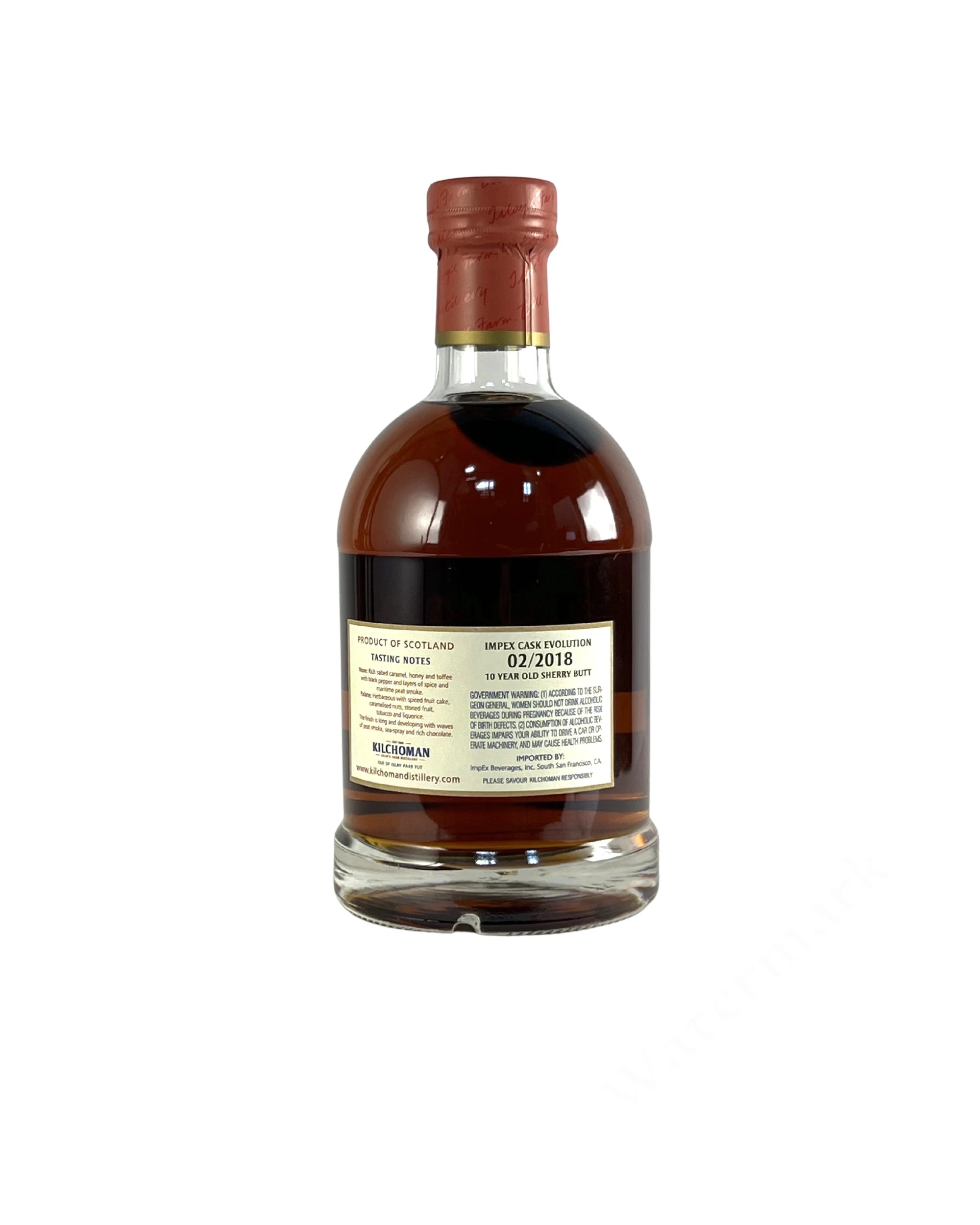 Kilchoman 10 Year Old Single Cask 2018