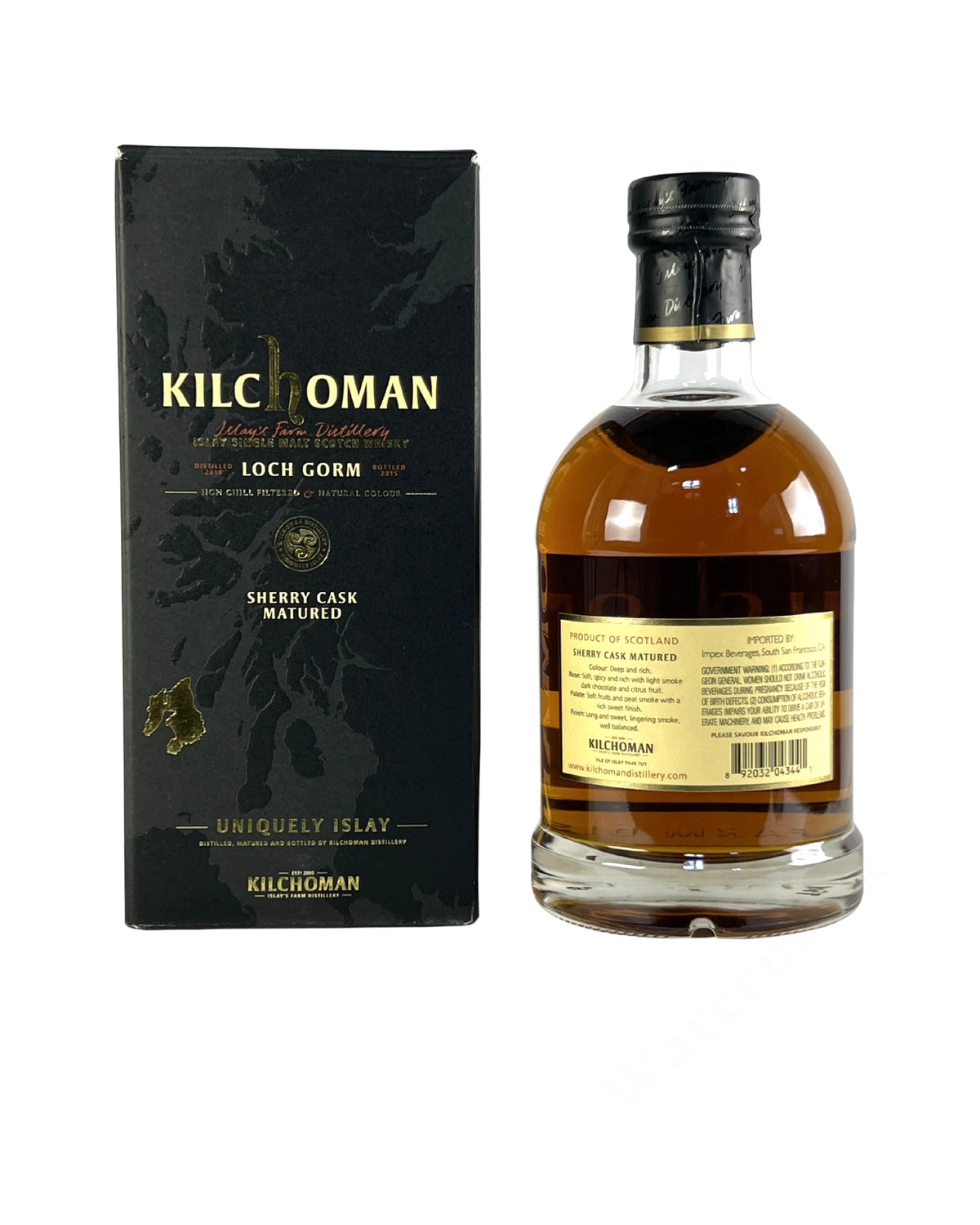 2015 Kilchoman Loch Gorm 92 Proof 750ml