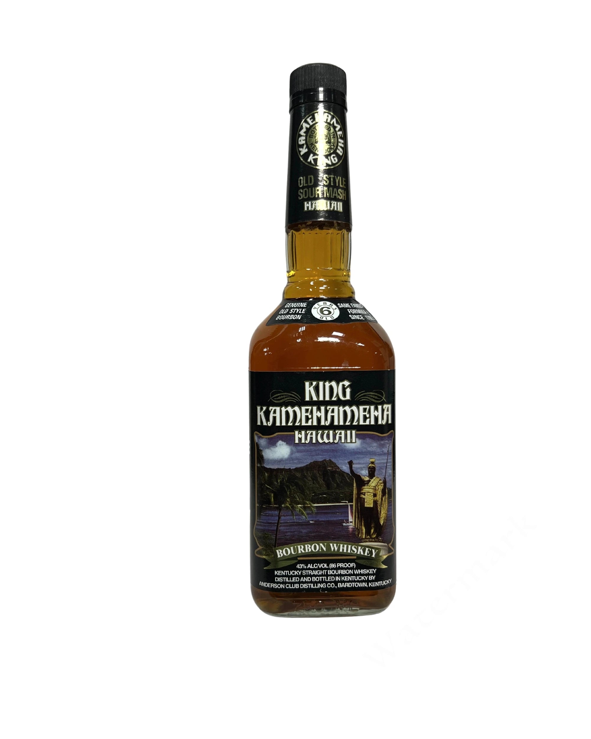 King Kamehameha Hawaii Bourbon Whiskey 2000