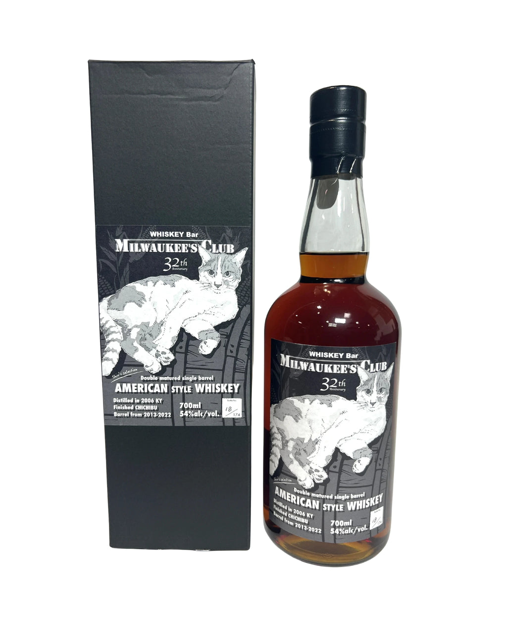 Wild Turkey Milwaulkee's Club 32th Anniversary Shin's Selection (2022) 108 Proof 700ml