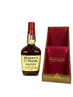 Maker's Mark Red Wax 1972 with wooden box