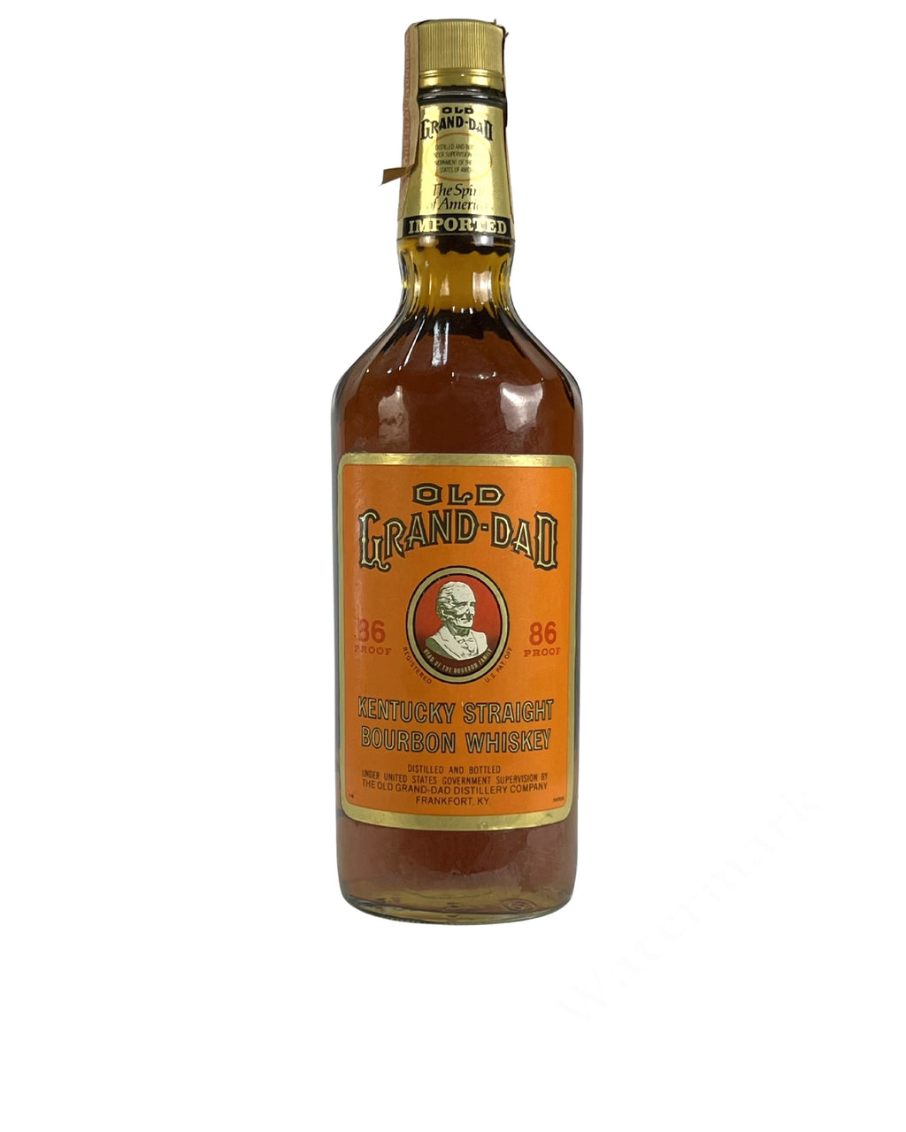 Old Grand-Dad Kentucky Straight Bourbon Whiskey 1986