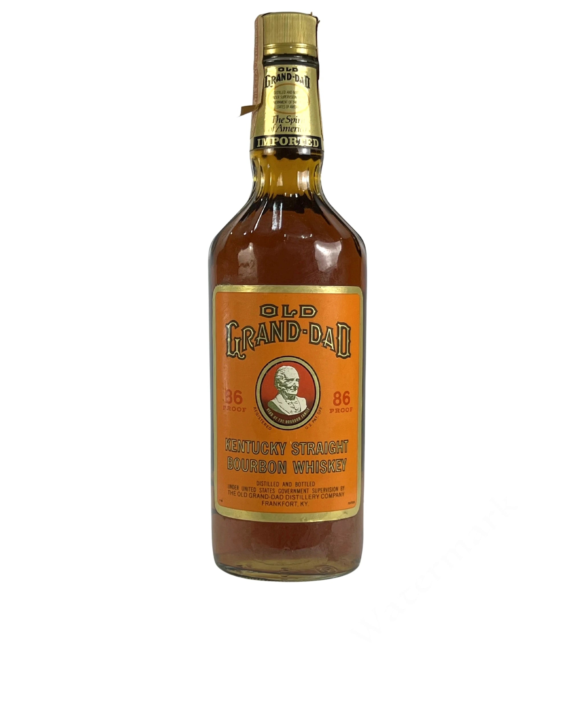 Old Grand-Dad Kentucky Straight Bourbon Whiskey 1986