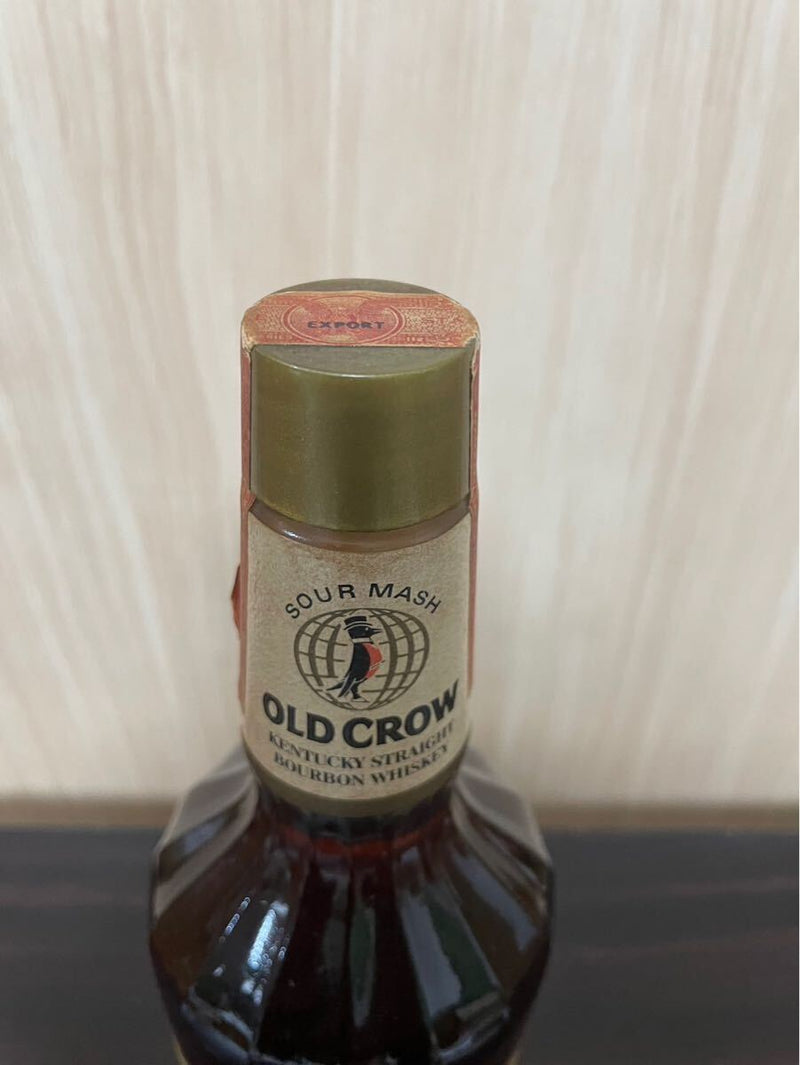 Old Crow Bourbon 1976 4/5 Quart (760ml) 86 proof