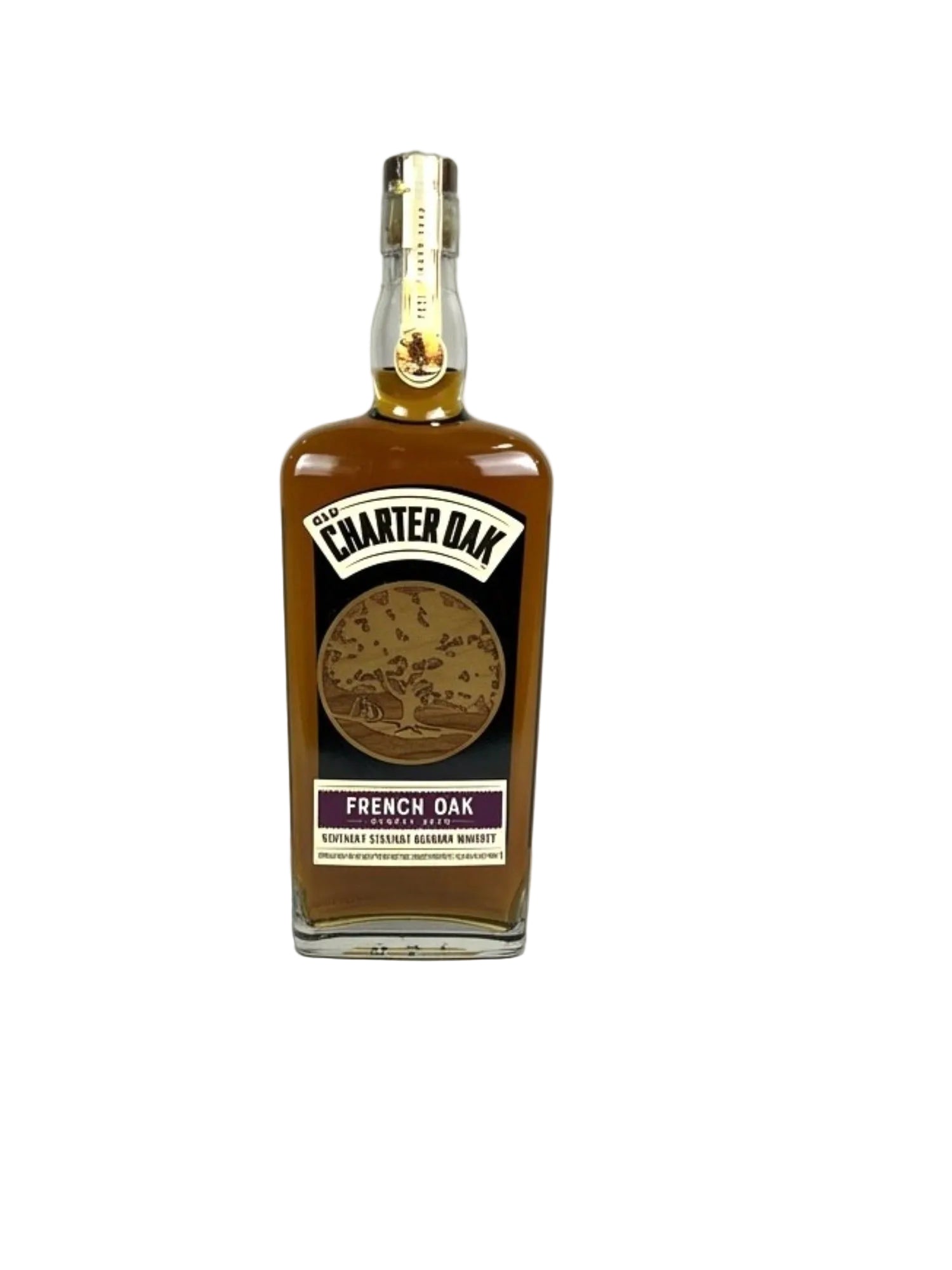 Old Charter Oak French Oak Barrel Aged Kentucky Straight Bourbon Whiskey