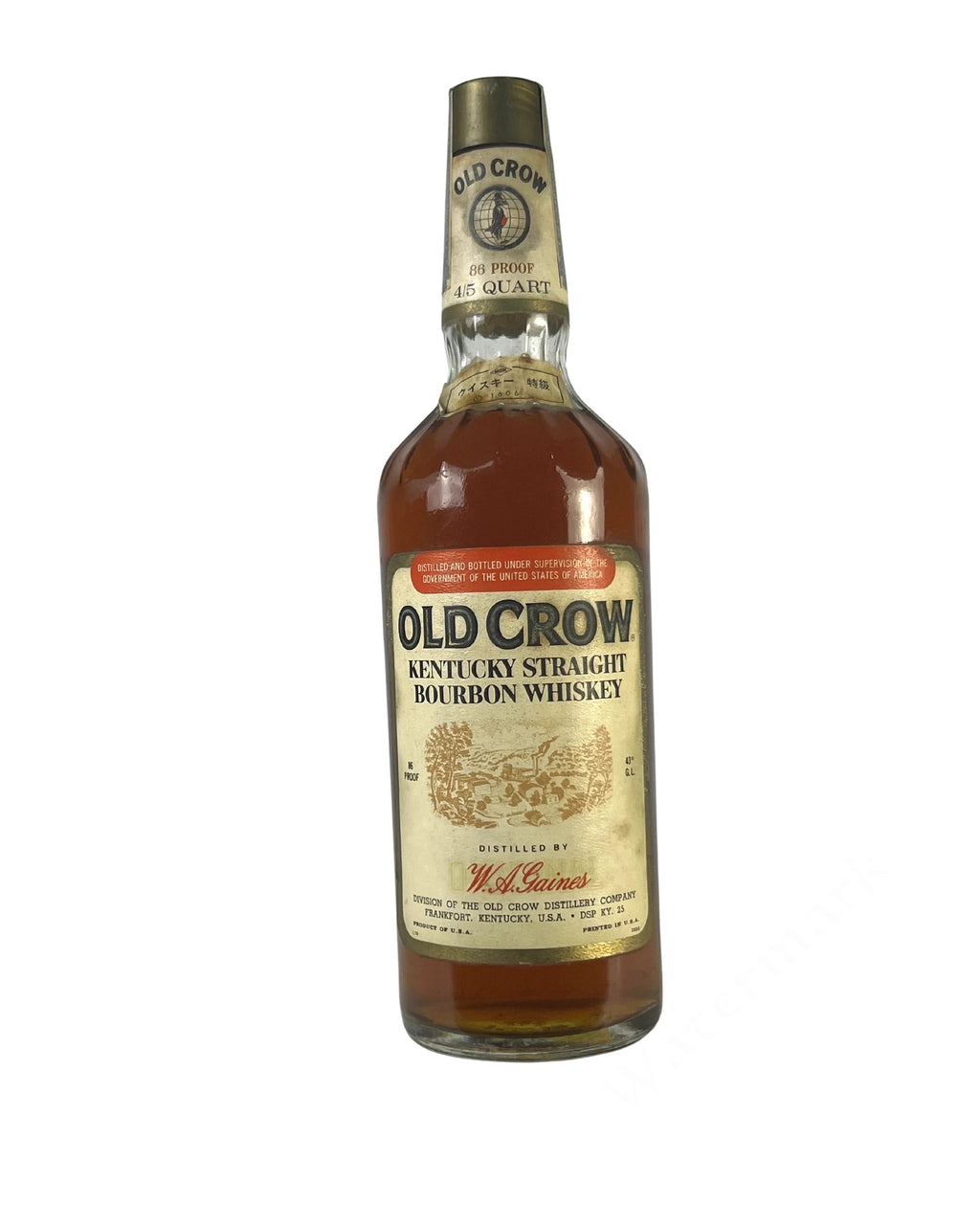 Old Crow 1974 86pf. 4/5 Quart