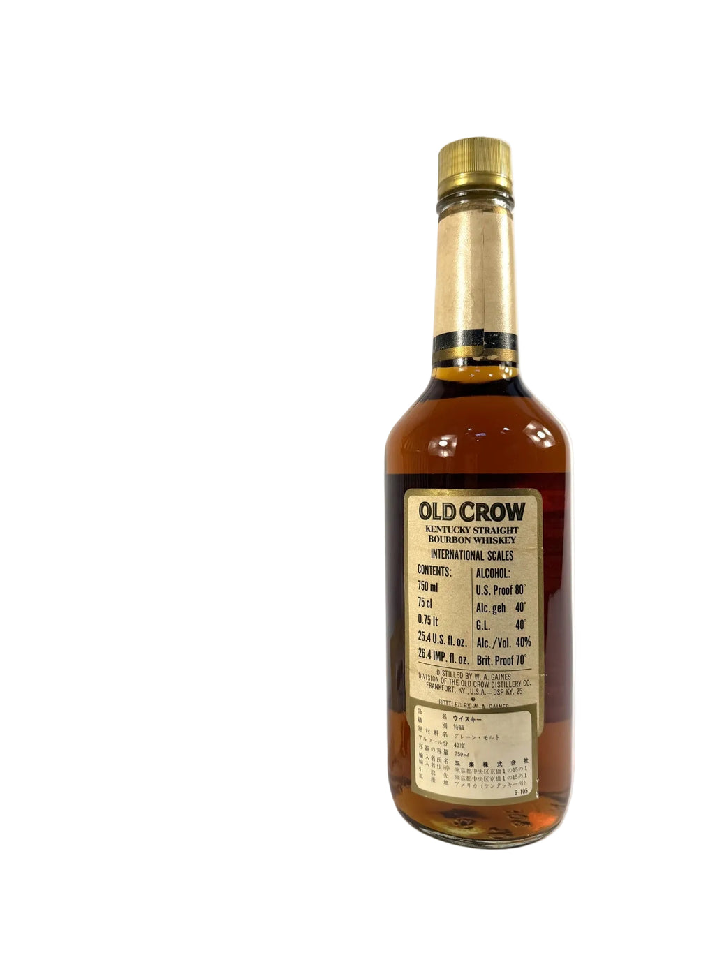 Old Crow Bourbon 80pf. 1988 (National Distillers)