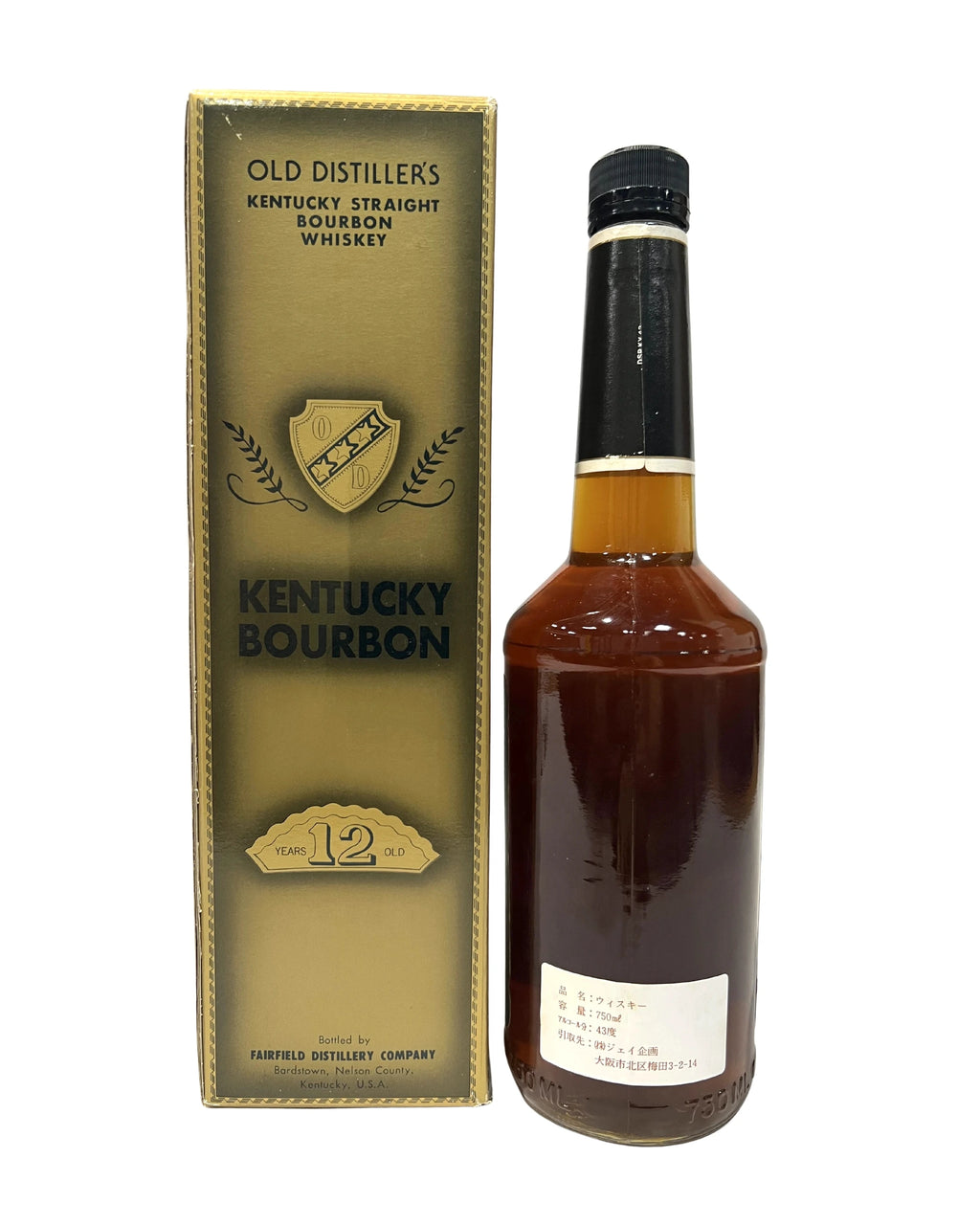 Old Distiller's 12-Year KBD/Willett 86 Proof (1993) 750ml with box